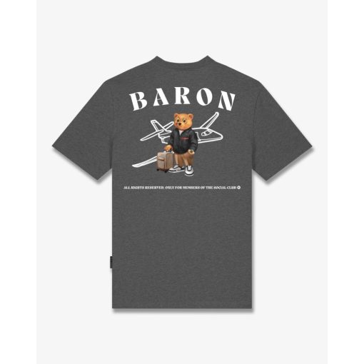 FW25 T-Shirt Filou CLI. BARON - Stone Grey