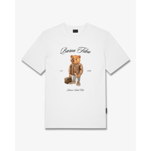 FW25 T-Shirt Filou CXLVI. Baron’s Social Club  - White