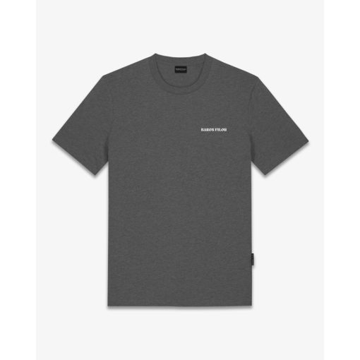 FW25 T-Shirt Oval Backprint Filou CLI. - Stone Grey