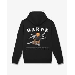 FW25 Hoodie Backprint Filou CLI. BARON - Black
