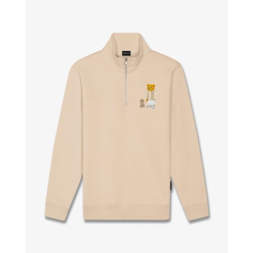FW25 Half-Zip Filou CL. - Sand Brown