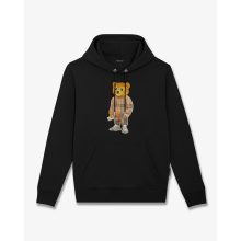 FW25 Embroidered Hoodie Filou CXLVIII. - Black