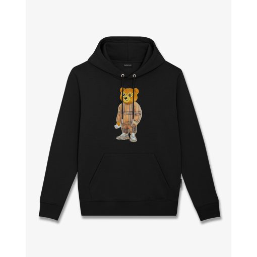 FW25 Embroidered Hoodie Filou CXLVIII. - Black