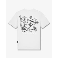 FW25 T-Shirt Filou CLII. Backprint Sketch - White