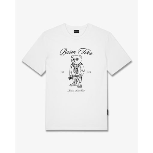FW25 T-Shirt Filou CLII. Backprint Sketch - White