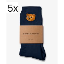 FW25 5-Pack Essential Socks -  Navy