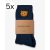 FW25 5-Pack Essential Socks -  Navy