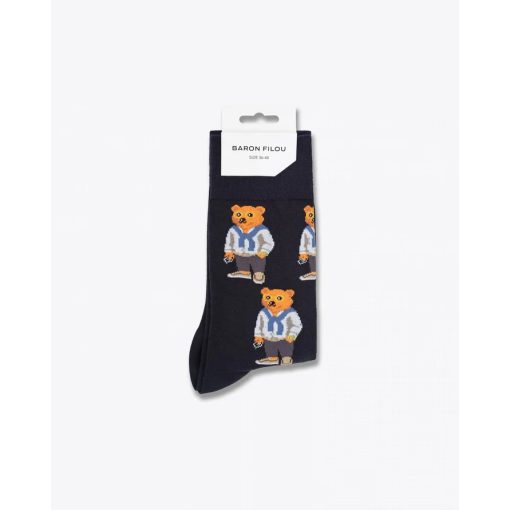 FW25 Knit Socks - Filou CLII. - Navy blue