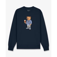 Organic Pullover Filou CXLIV. - Navy Blue