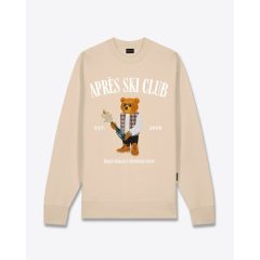   Embroidered Pullover Filou CLXXIII. APRÈS SKI CLUB - Sand Brown