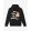 Backprint Hoodie Filou CXXXV. NOT HERE FOR SKIING - Black