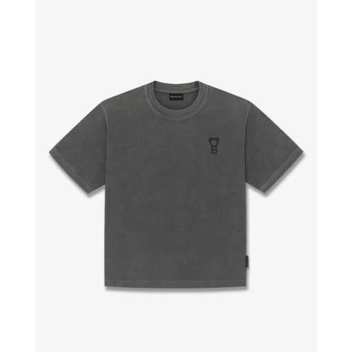 Signature Oversized T-Shirt - Stone Wash Grey