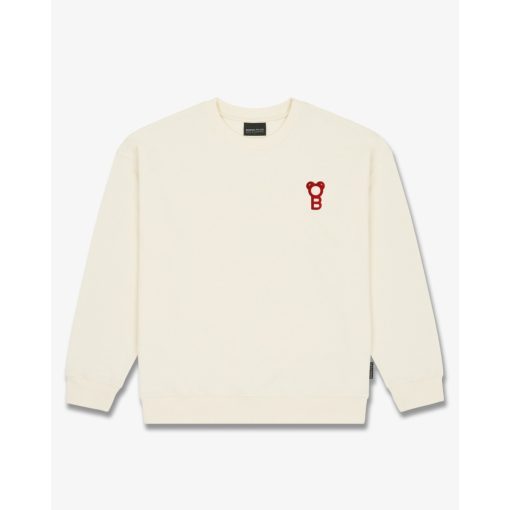 Signature Oversized Pullover - Off-White
