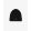 Signature Cotton Beanie – Black