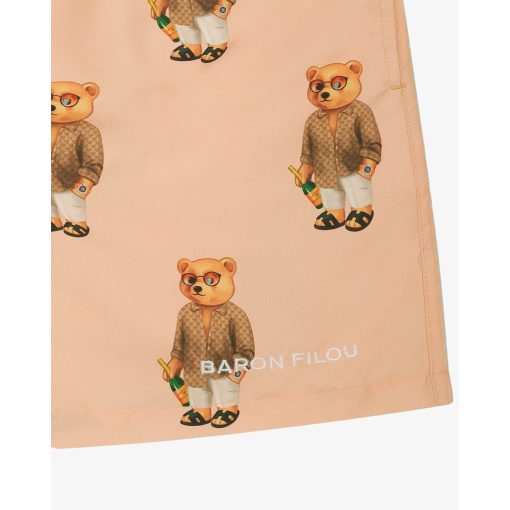 SS25 Swim Shorts Filou CXVIII. Allover - Sunrise Orange