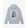 FW25 Hoodie Oval Backprint Filou CXLIX. - Frosted Blue