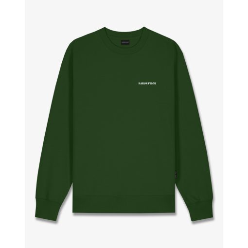 FW25 Pullover Oval Backprint Filou CXLVI. - Forest Green