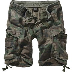 BRANDIT Vintage Short - woodland camo