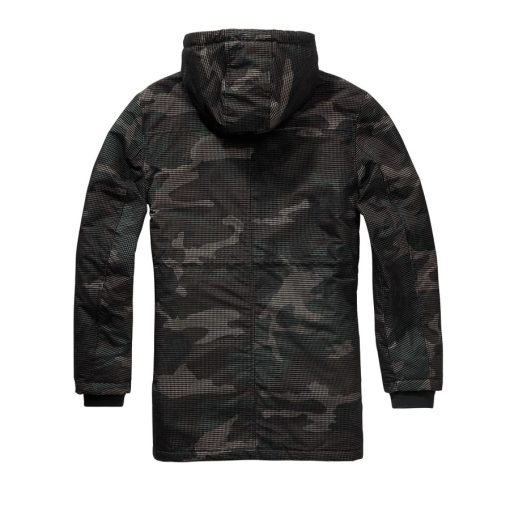 BRANDIT Grid Camo Parka - woodland camo