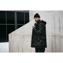 BRANDIT Grid Camo Parka - woodland camo