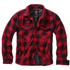 BRANDIT Lumber Jacket - red/black