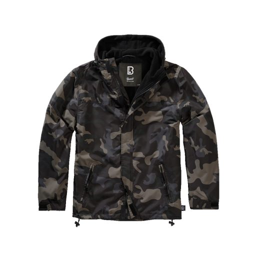 BRANDIT Windbreaker Frontzip - dark camo