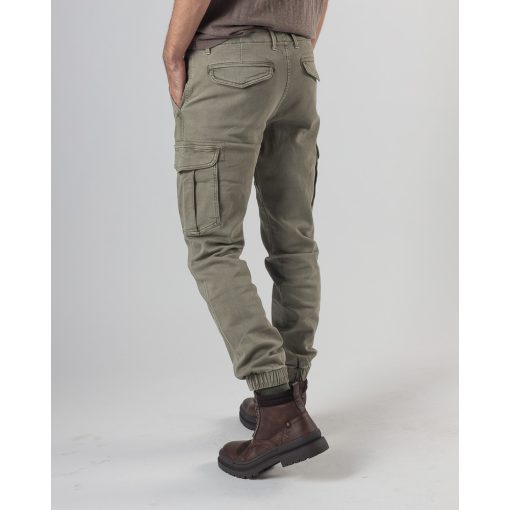 DEVERGO Férfi cargo nadrág - Olive