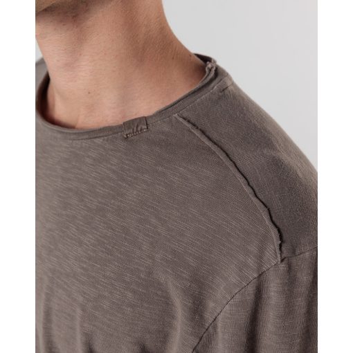 DEVERGO Férfi hosszú ujjú póló - Brown