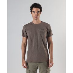 DEVERGO Férfi póló - Brown