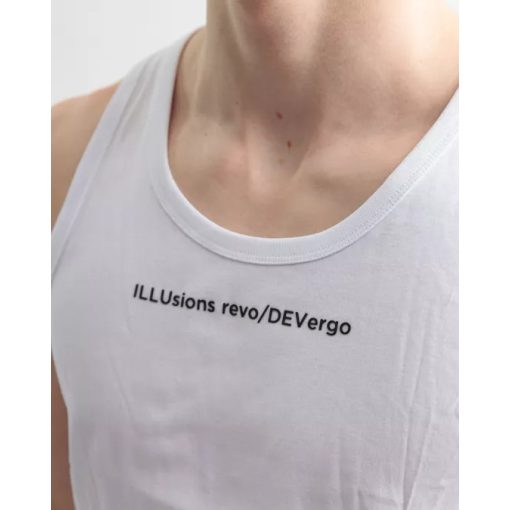 DEVERGO Férfi pamut trikó - white