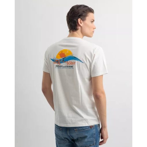 DEVERGO Férfi rövid ujjú póló - White