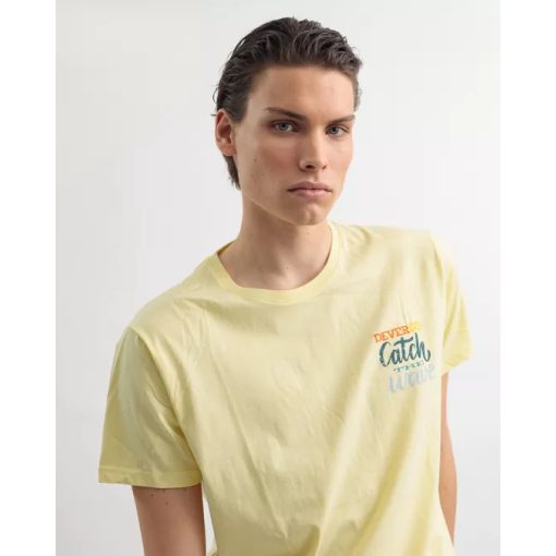 DEVERGO Férfi rövid ujjú póló - Yellow