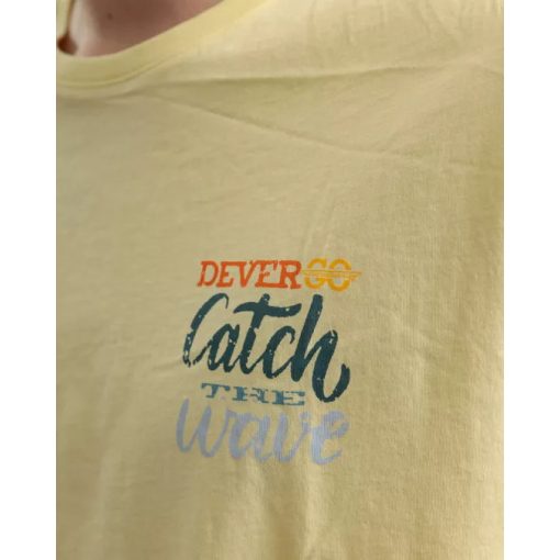 DEVERGO Férfi rövid ujjú póló - Yellow