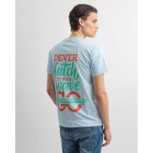 DEVERGO Férfi rövid ujjú póló - Light Blue