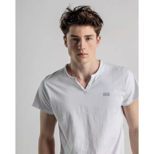 DEVERGO Férfi rövid ujjú póló - White