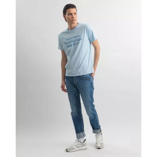DEVERGO Férfi rövid ujjú póló - Light Blue