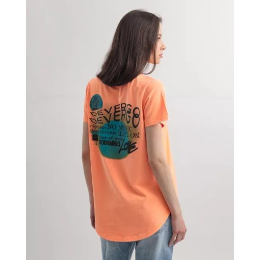 DEVERGO KORÁL NŐI rövid ujjú póló - Orange