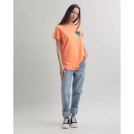 DEVERGO KORÁL NŐI rövid ujjú póló - Orange