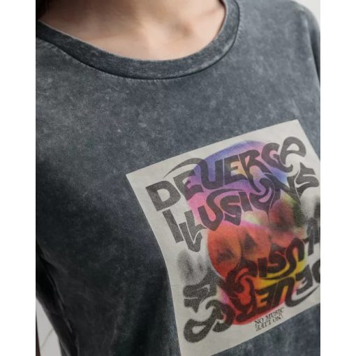 DEVERGO NŐI rövid ujjú póló - Grey