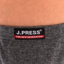  J.Press 100% Pamut Egybeszabott Fecske Alsónadrág - Grey