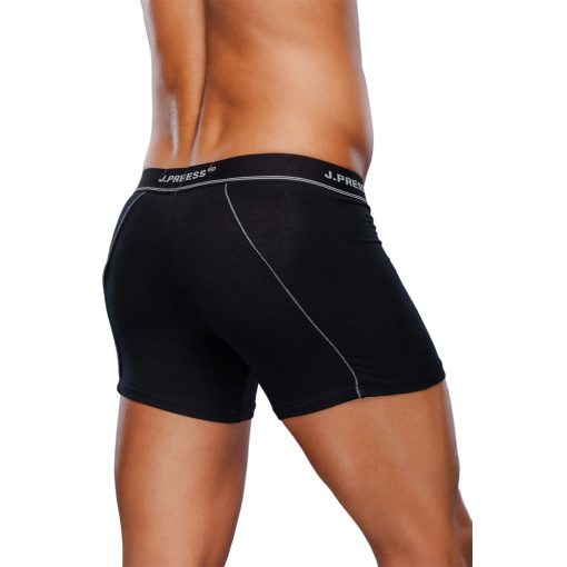  J.Press J.Press Klasszikus pamut Boxeralsó - Black/Blue