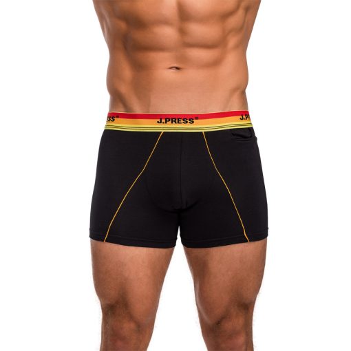  J.Press Boxeralsó óvszertartó zsebbel - Black/Orange