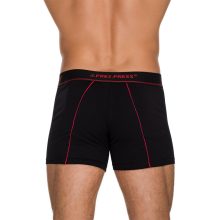  J.Press J.Press Klasszikus pamut Boxeralsó - Black/Red