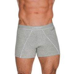 J.Press Klasszikus pamut Boxeralsó - Grey