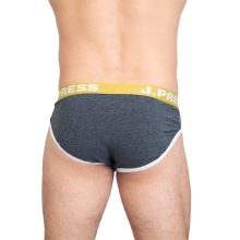 J.PRESS férfi kontrasztos pamut slip - Grey