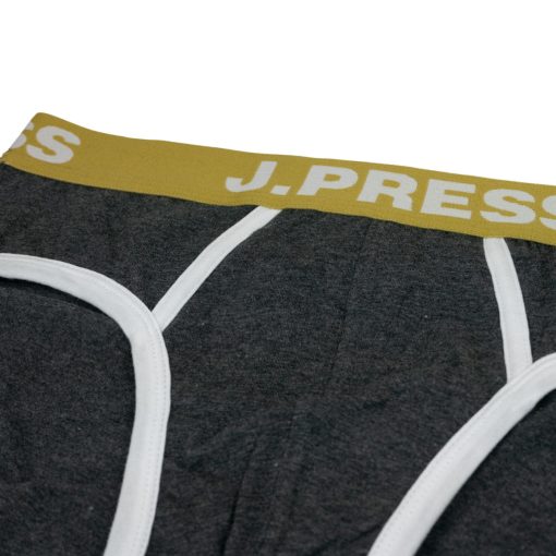 J.PRESS férfi kontrasztos pamut slip - Grey