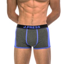 J.PRESS kontrasztos pamut boxer - Grey/Blue