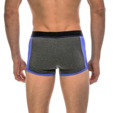 J.PRESS kontrasztos pamut boxer - Grey/Blue