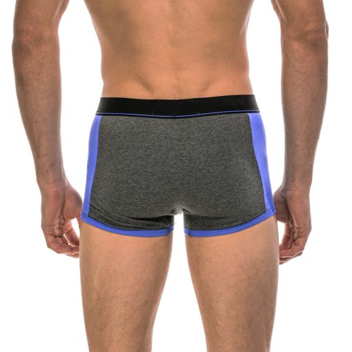 J.PRESS kontrasztos pamut boxer - Grey/Blue