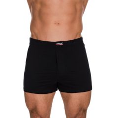  J.Press 100% Pamut Boxeralsó Bő Szárral - Black
